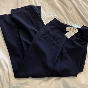 NWT Express Curvy Trouser High Rise (navy)